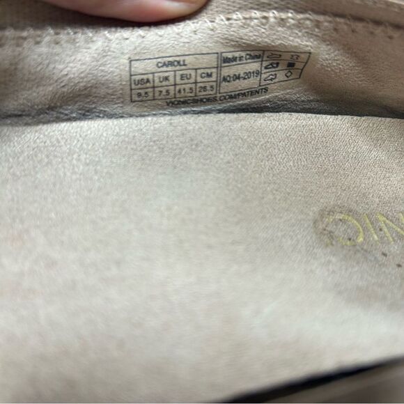 Vionic Tan Leather Flats 9.5 Slip On Nude Neutral Ballet Flats Caroll - Picture 5 of 7